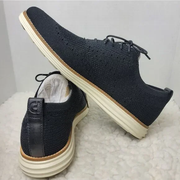 Cole Haan Zerogrand Men's Stitchlite Shoes Size 12 Wingtip Oxford C27959 Black - Picture 6 of 10